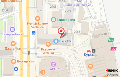 TLS на Курской (ул Земляной Вал) на карте