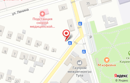 Магазин продуктов Авокадо в Киреевске на карте