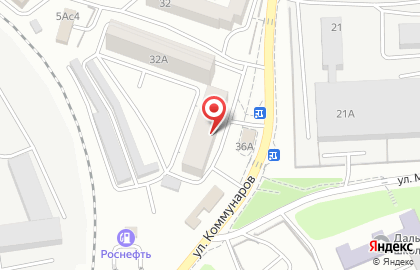 А-сервис на улице Коммунаров на карте