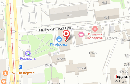 Студия красоты NailY на метро Преображенская площадь на карте
