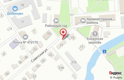 Филиал по Татищевскому району Уголовно-исполнительная инспекция УФСИН России по Саратовской области на карте
