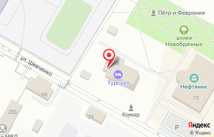 Гостиница Cronwell Inn Турсунт на карте
