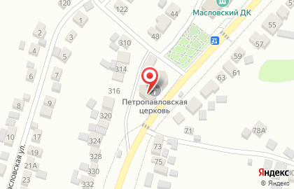 Петропавловский храм на улице 206 стрелковой дивизии на карте