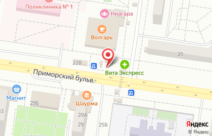 Фабрика качества на Приморском бульваре на карте