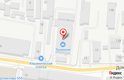 Торгово-сервисный комплекс Техинком на карте
