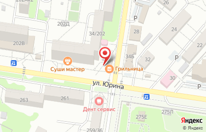 Грильница на карте