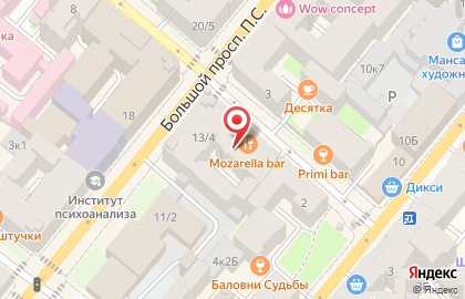 Кафе-бистро в Адмиралтейском районе на карте