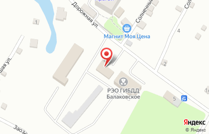 Отдел ГИБДД МУ МВД РФ Балаковское Саратовской области на карте