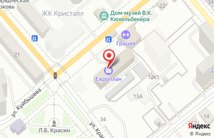 Санаторий Жемчужина Зауралья на улице Куйбышева на карте