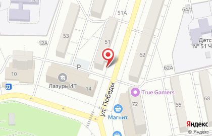 Салон-парикмахерская Облик в Центральном районе на карте