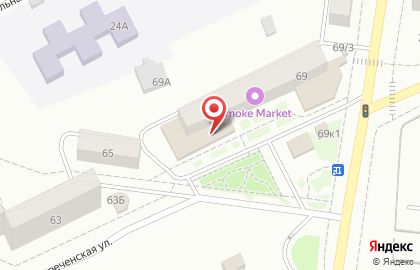 Торговая компания Панфиловец на Чернореченской улице на карте