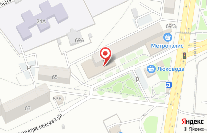 Торговая компания Панфиловец на Чернореченской улице на карте