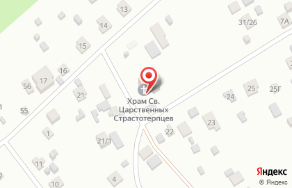 Храм Святых Царственных Страстотерпцев, д. Аляухово на карте