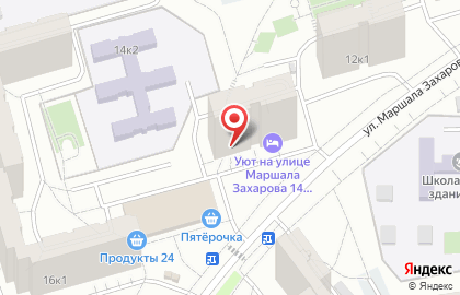 ОДС Жилищник района Орехово-Борисово Северное, ГБУ на улице Маршала Захарова на карте