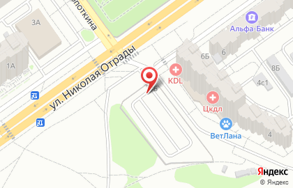Шиномонтажная мастерская в Тракторозаводском районе на карте