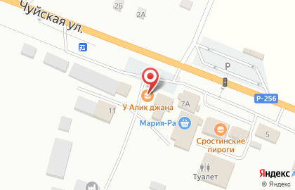 Киоск фастфудной продукции Омуль на карте