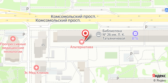 Стоматология Альтернатива на карте