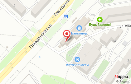 Суши-бар Ханами на улице Академика Королёва на карте