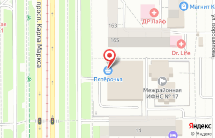 Магазин по продаже корейских салатов в Орджоникидзевском районе на карте