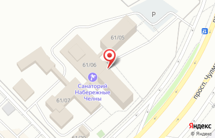 Клиника-санаторий Набережные Челны на проспекте Чулман на карте