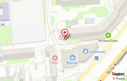 Автошкола Форсаж на Усть-Курдюмской улице на карте