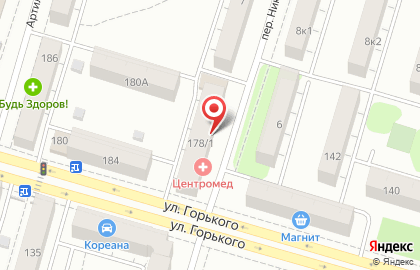 Салон красоты Прага на улице Горького на карте