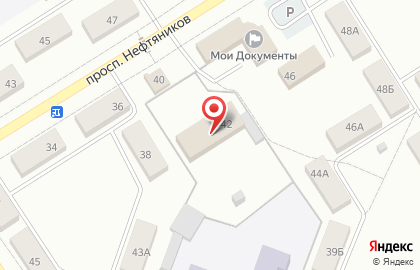 Центр подготовки Кадров-татнефть на проспекте Нефтяников на карте
