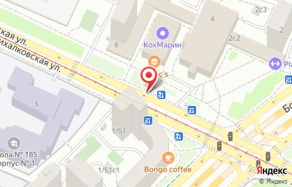 Киоск по продаже печатной продукции, район Коптево на Михалковской улице на карте