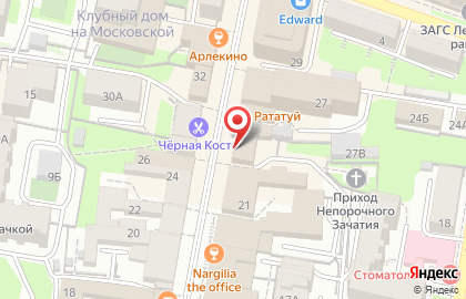 Салон красоты Комильфо на Московской улице на карте