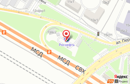 Технический центр Роснефть на метро Рязанский проспект на карте