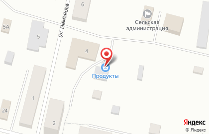 Продуктовый магазин в Архангельске на карте