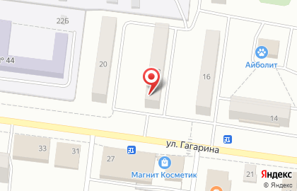 Салон красоты Роза на улице Гагарина на карте