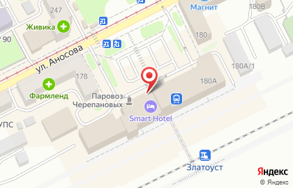 Банкомат Уралсиб в Челябинске на карте