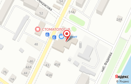 Служба доставки еды Farfor на улице Володарского на карте