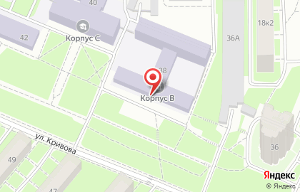 Ярославский государственный технический университет в Фрунзенском районе на карте