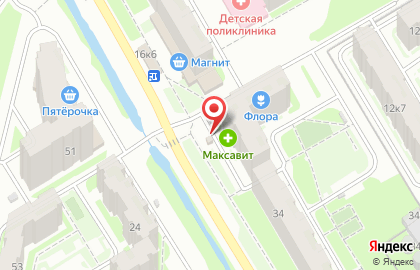 Киоск по продаже фруктов и овощей на улице Мончегорская 18 на карте