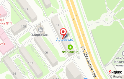Ремонт швейных машин на Кремлевской на карте