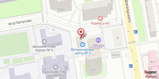 Ветеринарный центр №1 на карте