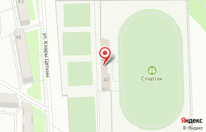 Учебно-спортивный центр Спартак в Железнодорожном районе на карте