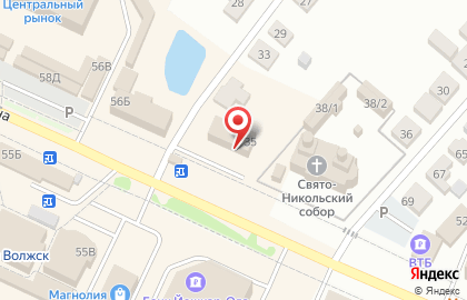 Магазин дверей Айрон на Комсомольской улице, 35 в Волжске на карте