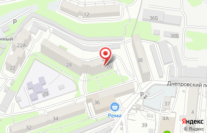 Студия расслабляющего массажа в Первореченском районе на карте