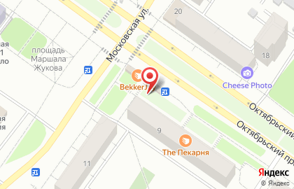 Пекарня Bekker на Октябрьском проспекте, 9/3 на карте