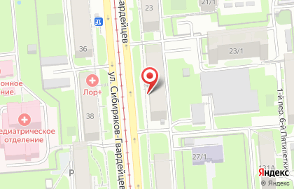 Супермаркет Магнит в Новосибирске на карте