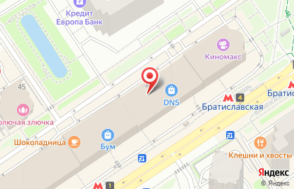 Федеральная сеть магазинов оптики Айкрафт на улице Перерва на карте