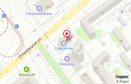 Сеть супермаркетов Радеж на улице Дружбы, 87а на карте
