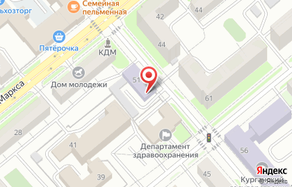 Молодежная общественная организация Курганский областной студенческий отряд на карте