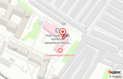 Академия медицинских наук России, ФГБУ на Дальневосточной улице на карте