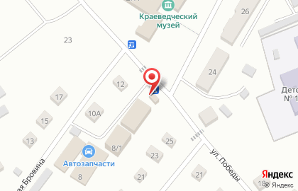 Продуктовый магазин Для вас на улице Победы на карте
