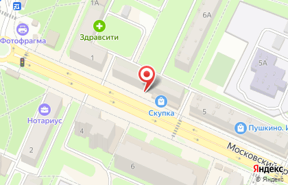 Мастерская по ремонту обуви на Московском проспекте, 3 на карте