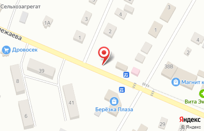 Магазин Березка на улице Полежаева на карте